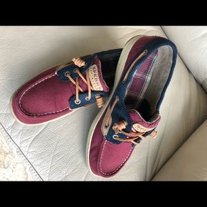 Sperry canvas and corduroy